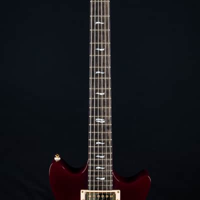 Huss & Dalton Meridian DC Custom Lipstick Red Flamed Maple and Mahogany Double Cutaway NEW image 11