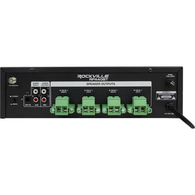 Rockville RPA40BT 1000w 4 Zone/Channel Home Stereo Bluetooth Amplifier Receiver image 3