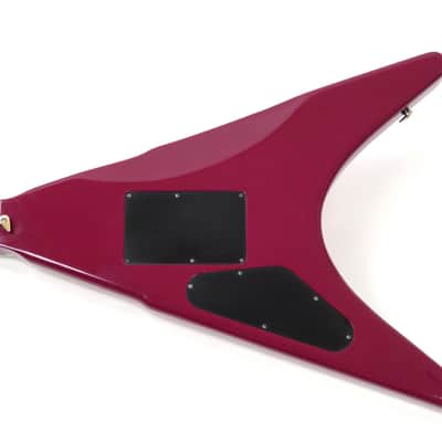 1983 Ibanez Rocket Roll RR550 Flying V - Cherry Sunburst Flamed Maple - Original Case & Hang Tag image 11