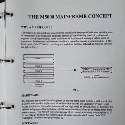 Owner's Manual for t.c electronic M500 Digital Audio Mainframe  1995 image 10