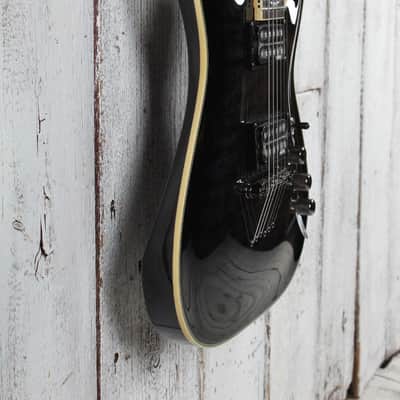 Schecter Omen Extreme-6 Electric Guitar Quilt Maple Top See-Thru Black image 8