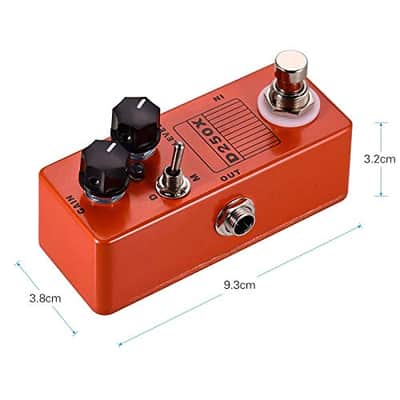 Mosky D250X Mini Overdrive Preamp Pedal with True Bypass Switch (Price includes the import duty for US buyer) image 4