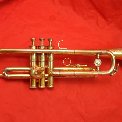 Leblanc 707 Sonic Bb trumpet 1961 - Gold plated image 2