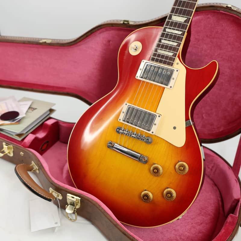 Gibson Custom Shop Murphy Lab 1958 Les Paul Standard Reissue Ultra Light Aged - Washed Cherry Sunburst image 1