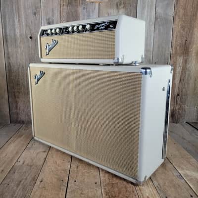 Fender Bassman RARE 6G6-C Head & Cabinet 1964 Near Mint W/ Original White Covers image 4