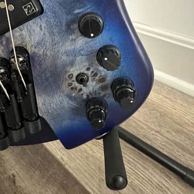 Ibanez EHB1505MS-PLF Bass Workshop 2020 - Present - Pacific Blue Burst Flat image 5