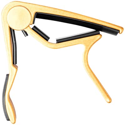 83CG Capodastre Trigger Folk Curved Gold Dunlop image 1