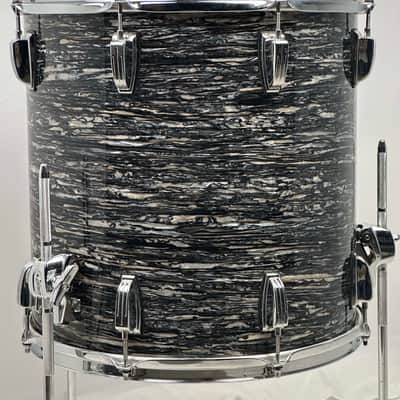 Ludwig 22/13/16" Classic Maple Fab Outfit - Black Oyster Pearl image 19