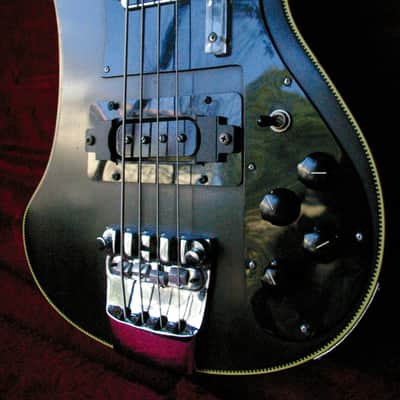 Rickenbacker 4001 1972 Mat black Iggy POP The Idiot Sessions image 4