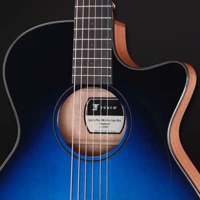 Furch acoustic guitar Spectra Plus OMc-EM a Capri Blue (Ship in about 2 weeks) image 5