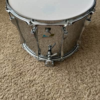 Ludwig Marching snare drum 1970's - Chrome image 2