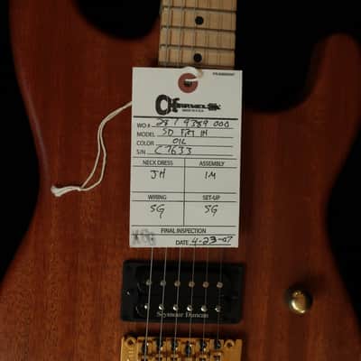 Charvel San Dimas 2007 Natural Mahogany image 15