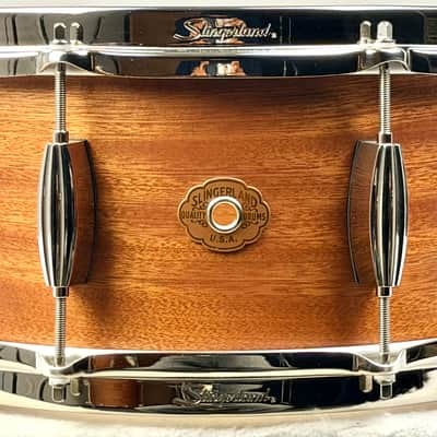 Slingerland Radio King Prototype drum set Satin Mahogany. 13/16/22/6.5 image 4