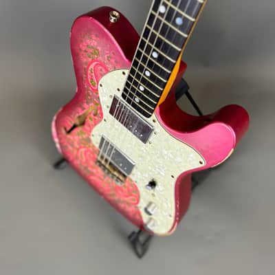 Fender Custom Shop 72' Reissue Telecaster Thinline - 2021 - Relic Pink Paisley image 9