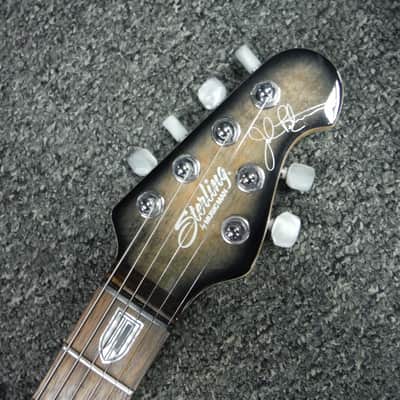 Sterling By Music Man JP100D John Petrucci Signature Series Electric Guitar  Trans Black image 4