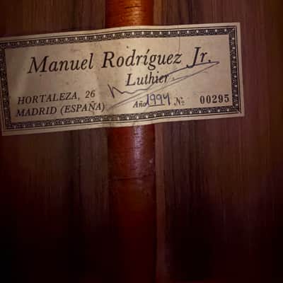 Manuel Rodriguez Jr 1994 Brazilian Rosewood Classical Guitar-Rare-serial #295 image 2