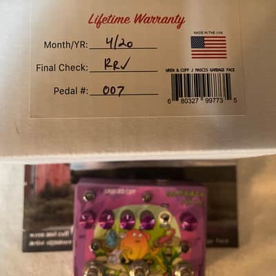 Wren and Cuff Garbage Face - J Mascis Signature Fuzz #007 image 3