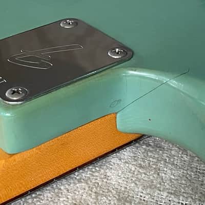 1966 USA Fender Musicmaster II Daphne Blue ES Stamped + OHSC Silver Case Beauty image 20