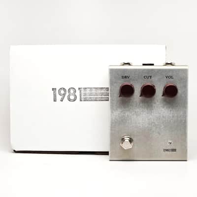 used 1981 Inventions Germanium DRV Professional Overdrive - Silver, Excellent Condition with Box! image 1