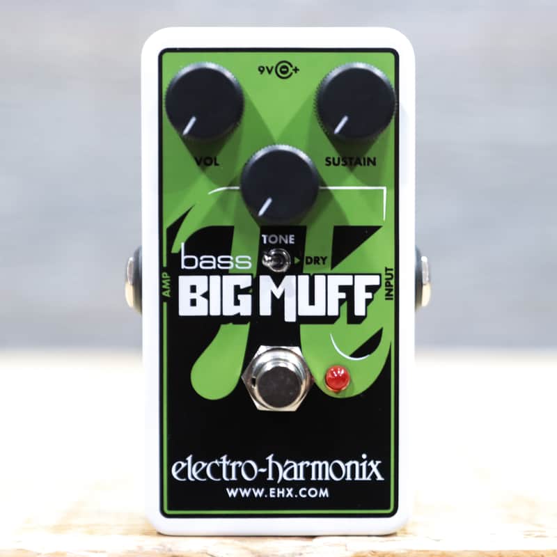 Electro-Harmonix Nano Bass Big Muff Pi Fuzz Distortion Sustainer Effect Pedal image 1