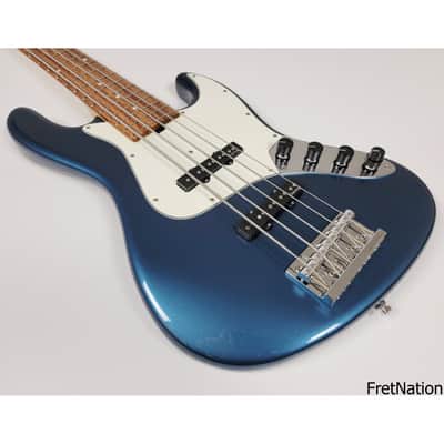 Sadowsky MetroLine SML21VJ5 Dark Lake Placid Blue 5-String Jazz Bass J-Bass VTC 9.44 Pounds #0559-20 image 6