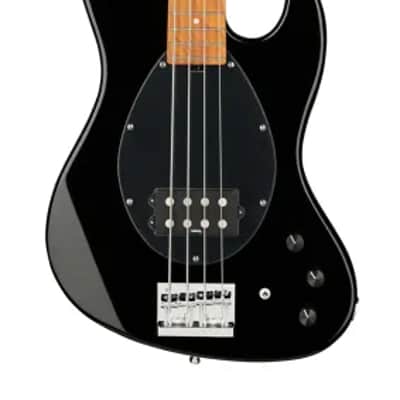 Sadowsky MetroExpress 21-Fret Vintage M Bass, Roasted Maple Fingerboard, 4-String - Solid Black High Polish image 2