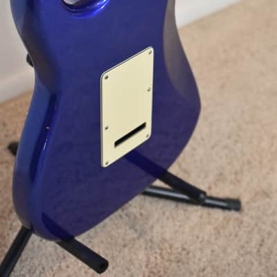 Fender American Standard Stratocaster - 2012 - Mystic Blue - USA - w/ Deluxe Fender Travel Case image 16