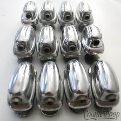*Slingerland 12x Small Sound King Lugs 5Ply Tom Drum Chrome Set Vintage 70s USA* image 1