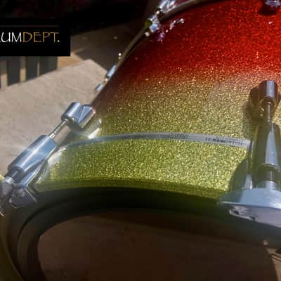 ♚RARE♚2004 YAMAHA Maple Custom ABSOLUTE NOUVEAU *22"x16" BASS DRUM♚APPLE SPARKLE image 8
