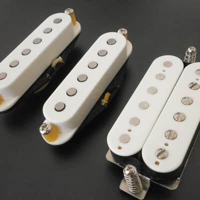 HSS Stratocaster A2 Pickups SET CLASSIC Q Strat Tone Humbucker Bridge SSH Electric Guitar Alnico Custom image 1