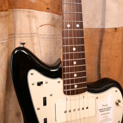 Fender Traditional 60's MIJ Jazzmaster 2021 Black w/Matching Headstock image 5
