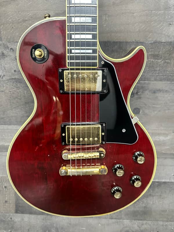 Gibson Lespaul  1977 Second Wine Custom With original case image 1