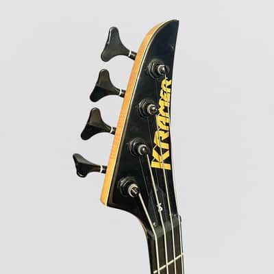 Kramer Disciple 4 String Electric Bass Guitar - Black Ebony image 6