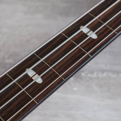 1985 Yamaha Japan BB3000 Neckthrough Fretless Broad Bass (Wine Red) image 10