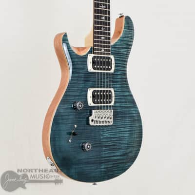 PRS SE Custom 24 Lefty Slate Blue (Natural Back) (s/n: 9249) image 1