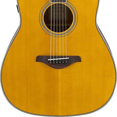 Yamaha FG-TA TransAcoustic Dreadnought - Vintage Tint image 2