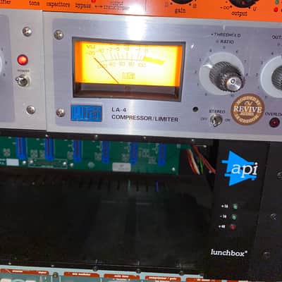Revive Audio Modded Urei LA-4 Compressor Limiter Pair 1980s - Silverface image 3