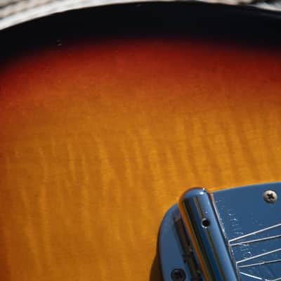2006 Fender MG-69 - '69 Mustang Reissue - Flames on Body! - Pro Player Electronics Upgrades - Pro Set Up w Perfect Frets/Action/Intonation! CIJ Crafted in Japan image 3