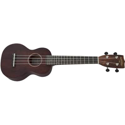 Gretsch G9100-L Soprano Long-Neck Ukulele with Gig Bag, Vintage Mahogany Stain image 5