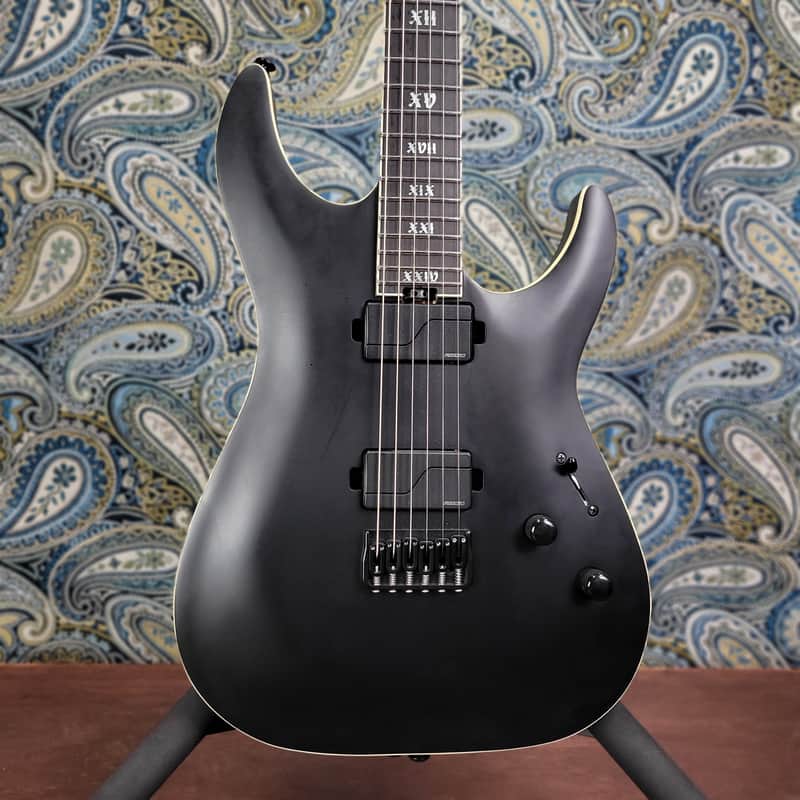 Used Schecter C-1 SLS Elite Evil Twin w/ Case image 1