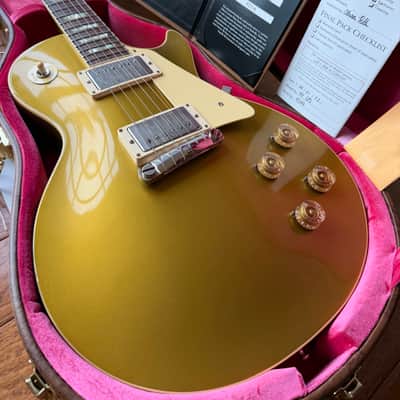 2022 Gibson Custom Shop M2M ‘54 Reissue R4 Les Paul Double Gold Stinger VOS - Gold Top image 1