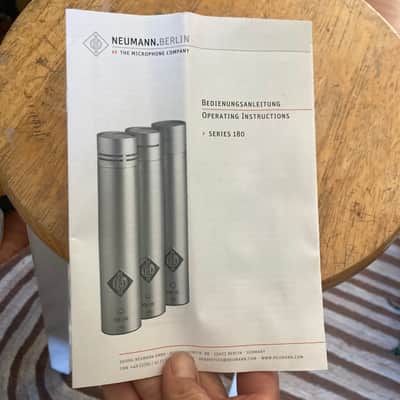 Neumann KM 184 in original box - Small Diaphragm Cardioid Condenser Microphone Matte Black image 8