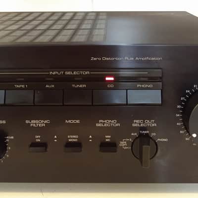 Yamaha A-520 Stereo Integrated Amplifier 1985-86 Black image 3