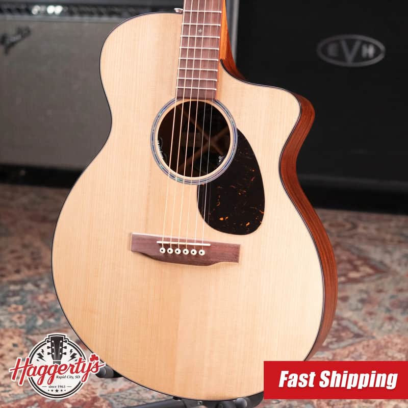 Martin SC-10E Modern Acoustic/Electric Guitar - Spruce/Sapele with Gig Bag image 1