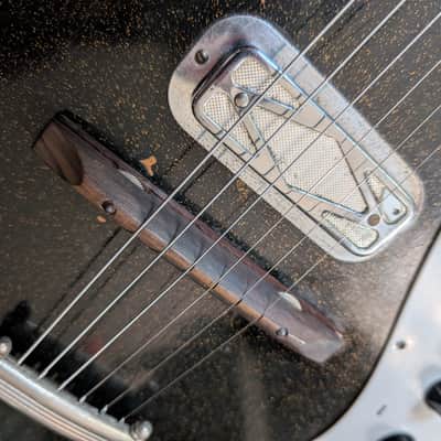Silvertone Jupiter 1423 1962 - Black Sparkle image 17