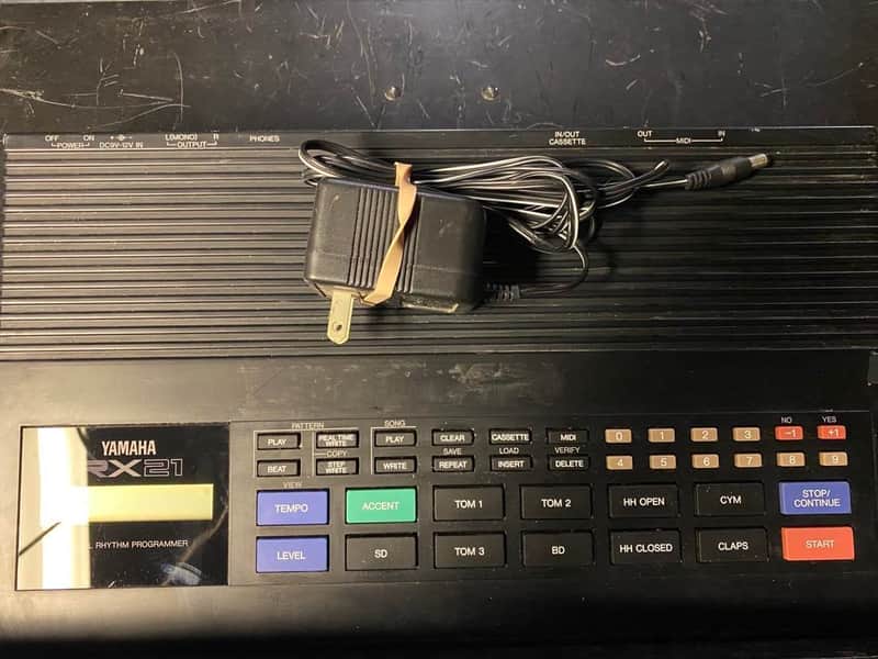 Yamaha RX21 Digital Rhythm Programmer 1980s - Black image 1