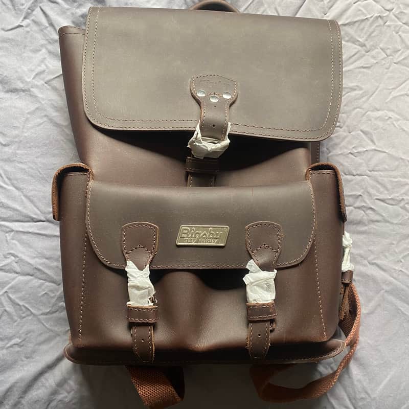 Bigsby branded Leather Backpack ruck sack bag Limited Edition image 1