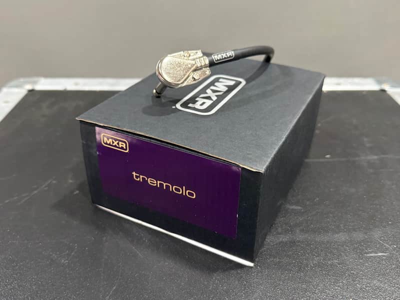 MXR Tremolo Effects Pedal - Purple w/New Power & Patch Cable image 1
