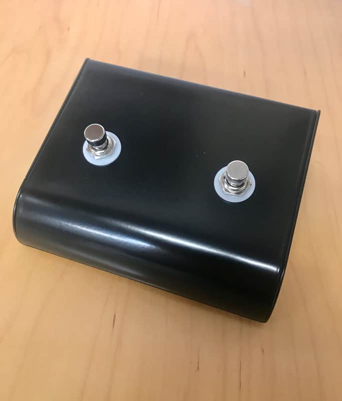 GAPco 2 Button Foot Switch with 1/4" Jack Socket Black (SKU2011) image 1