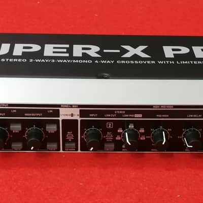 Behringer Super-X Pro CX3400 2/3-Way Stereo 4-Way Mono Crossover 2010s - Black image 2